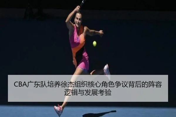 CBA广东队培养徐杰组织核心角色争议背后的阵容逻辑与发展考验